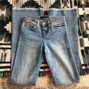 Flying Monkey Mid-Rise Flare Jeans